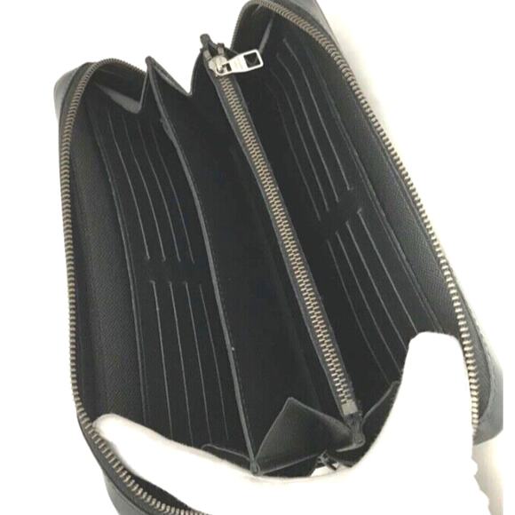 Authentic Louis Vuitton LV Monogram Eclipse XL Zip Around Travel Long Wallet - Picture 5 of 8